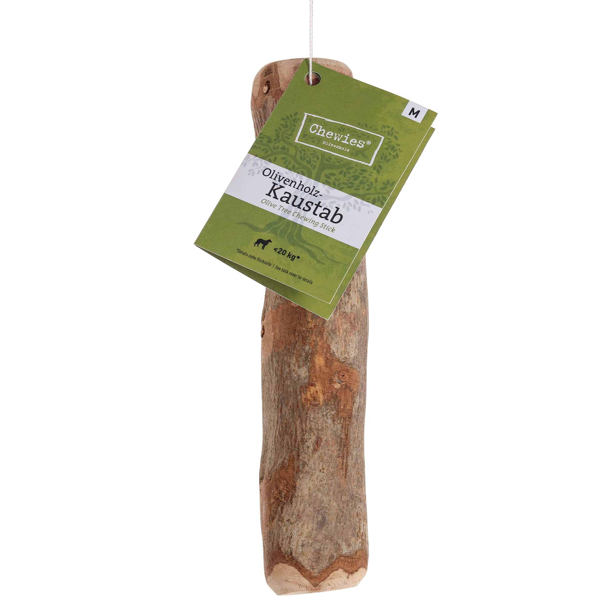 chewies-kauknochen-aus-olivenholz-f-r-hunde-100-nat-rliches-hundespielzeug-risik image 2