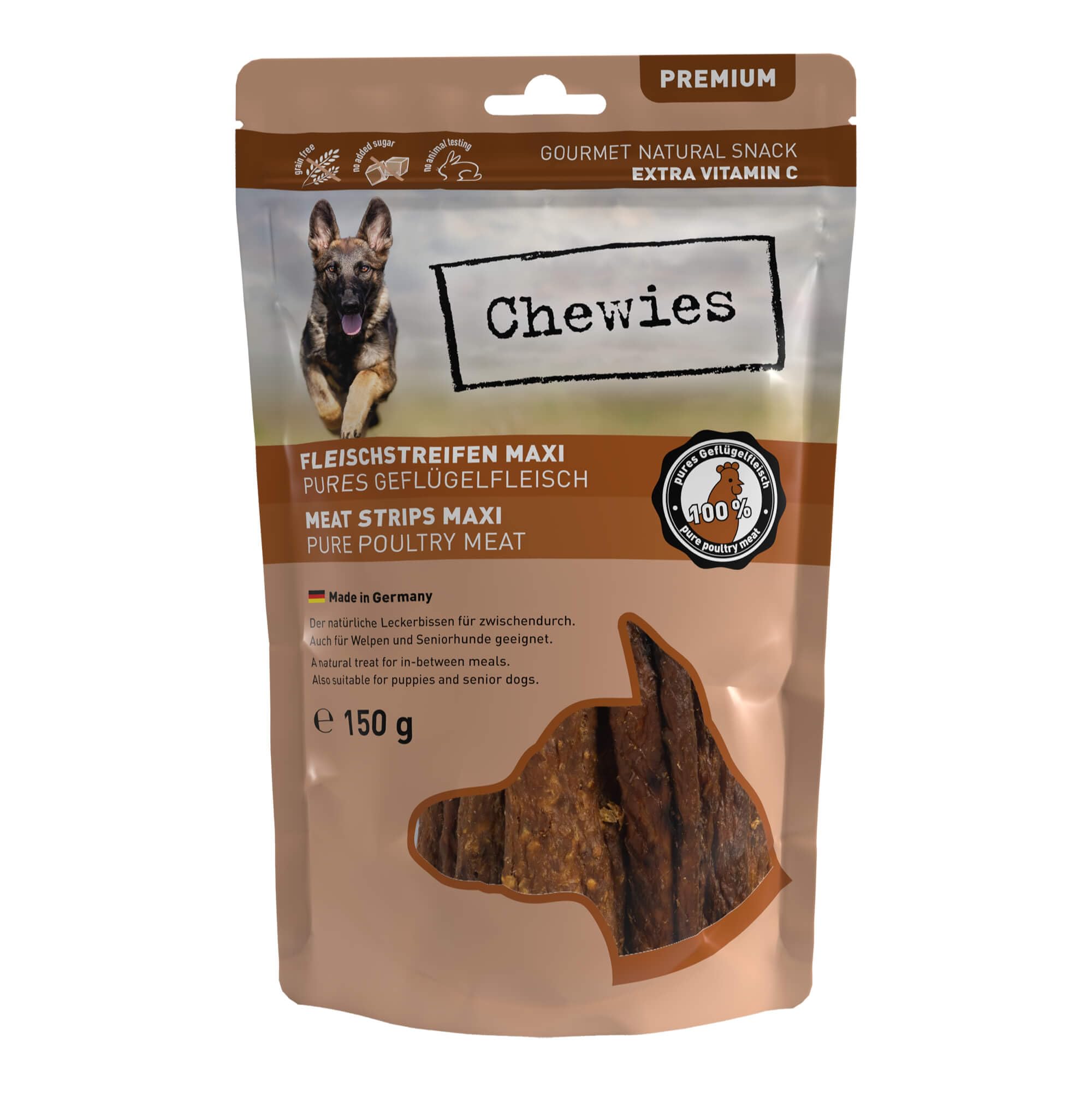 chewies-fleischstreifen-maxi-hundeleckerli-aus-100-entenfleisch-150-g-luftgetroc image 8
