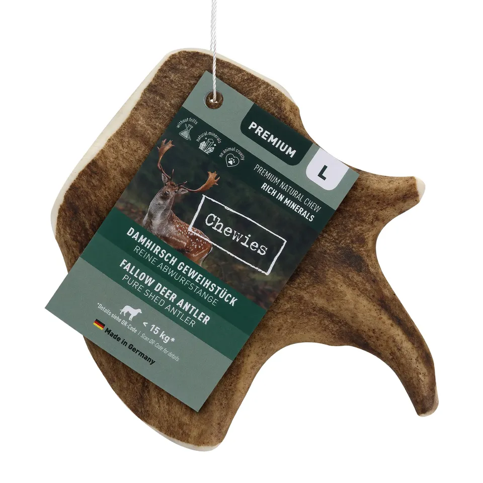 chewies-damhirschgeweih-f-r-hunde-gr-e-l-kaugeweih-aus-abwurfstangen-nat-rlich-m image 1