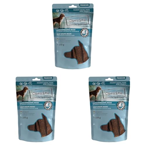 chewies-fleischstreifen-maxi-ente-3-x-150-g-luftgetrocknete-enten-kaustreifen-au image 7