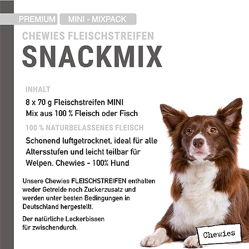 chewies-fleischstreifen-mini-mix-8-x-70-g-luftgetrocknete-hundesnacks-aus-100-fl image 8