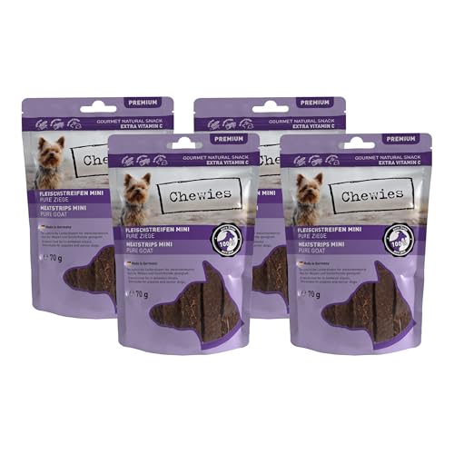 chewies-fleischstreifen-mini-4-x-70g-hundeleckerli-aus-100-ziege-luftgetrocknet- image 7