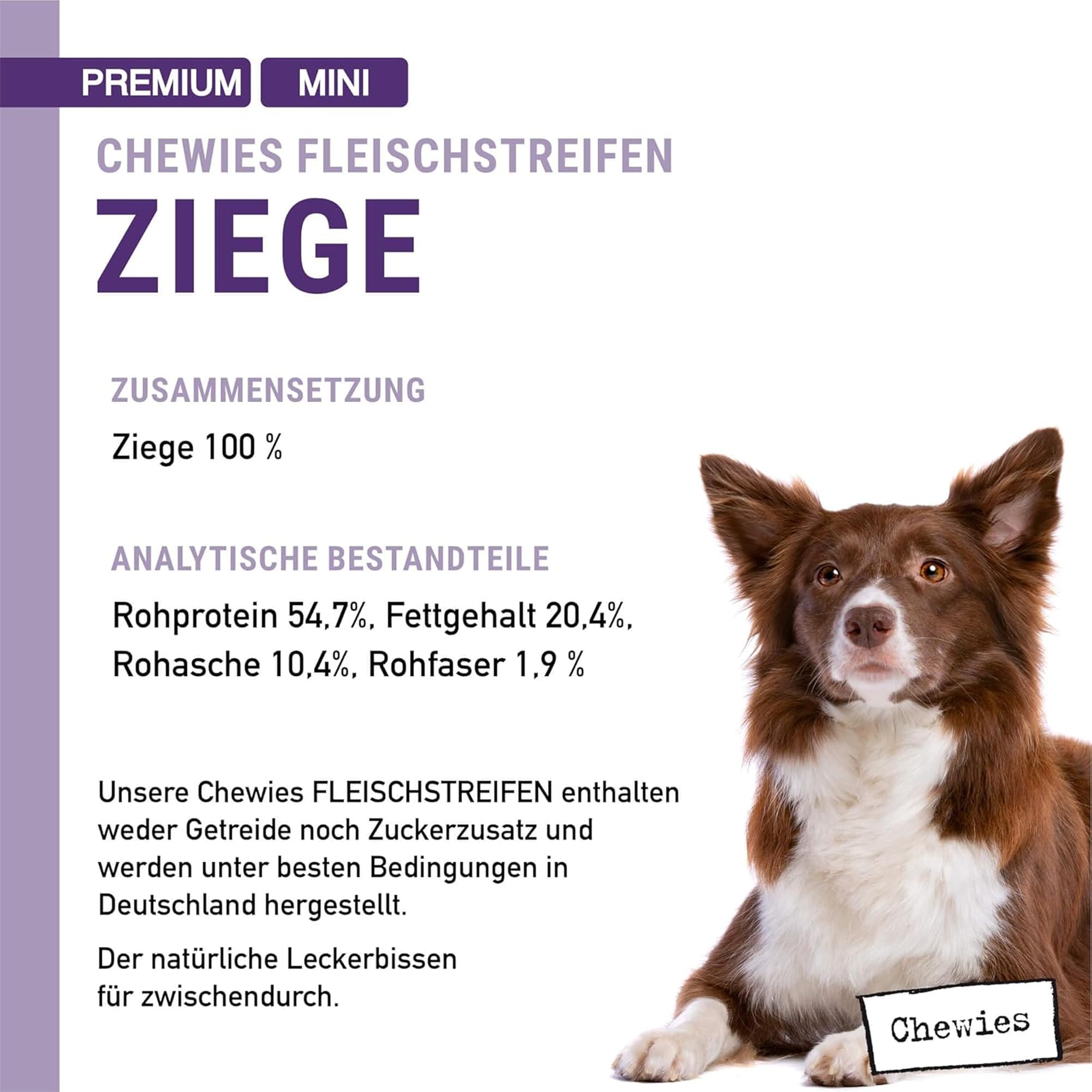 chewies-fleischstreifen-mini-4-x-70g-hundeleckerli-aus-100-ziege-luftgetrocknet- image 4