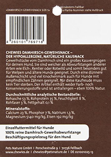 chewies-damhirschgeweih-f-r-hunde-kaugeweih-aus-abwurfstangen-nat-rlich-minerals image 5