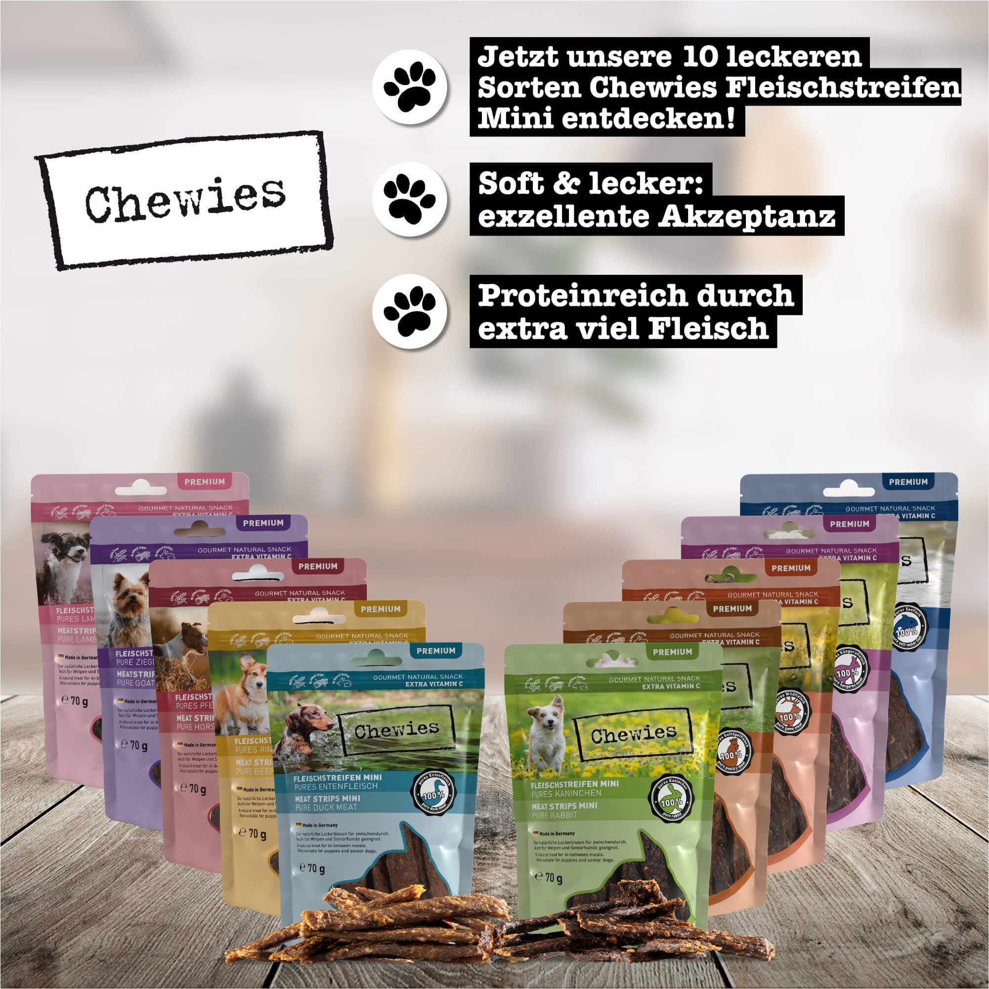 chewies-fleischstreifen-mini-mix-8-x-70-g-luftgetrocknete-hundesnacks-aus-100-fl image 2