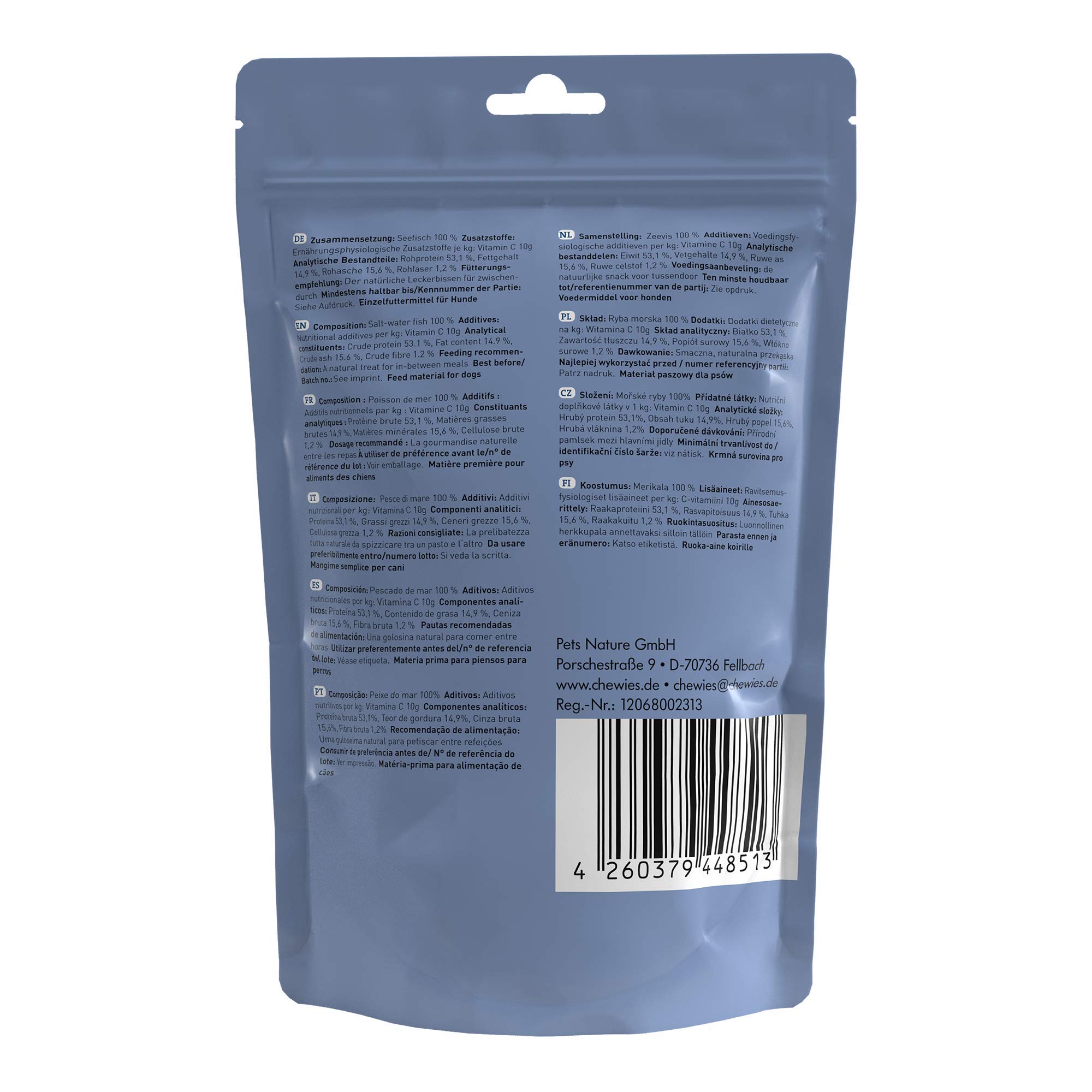 chewies-fleischstreifen-maxi-hundeleckerli-aus-100-entenfleisch-150-g-luftgetroc image 2