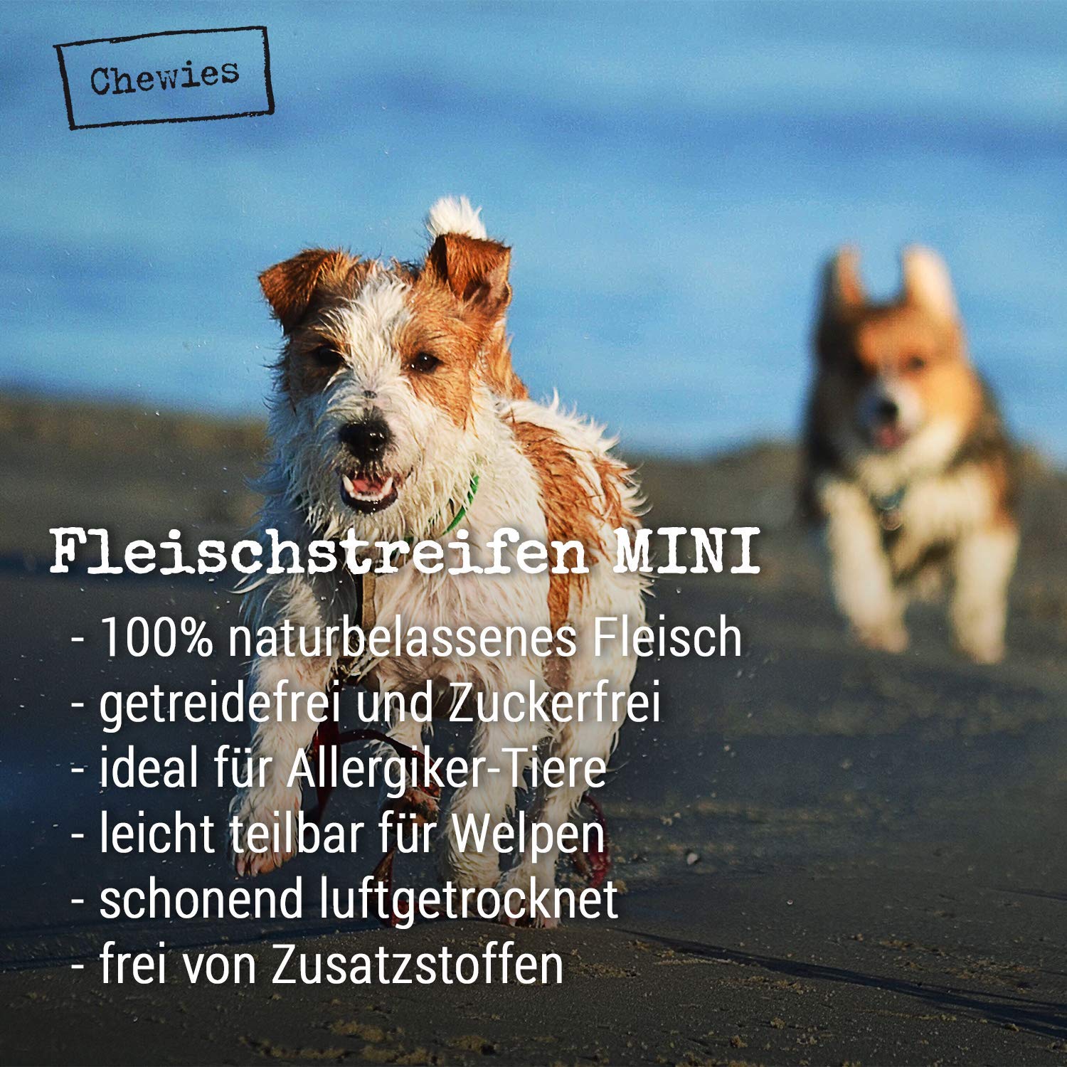 chewies-fleischstreifen-mini-100-kaninchen-luftgetrocknete-hundeleckerli-hypoall image 4