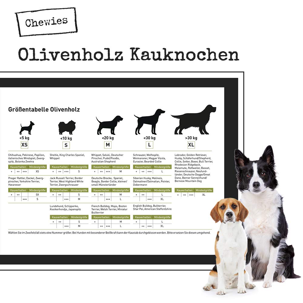 chewies-kauknochen-aus-olivenholz-f-r-hunde-100-nat-rliches-hundespielzeug-risik image 5